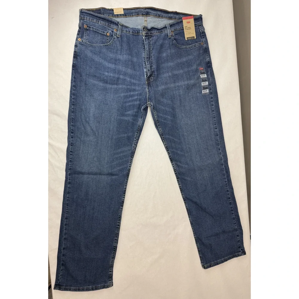 NWT Levi's 559 Relaxed Straight Jeans Blue Medium Wash Baggy Men 42 * 32